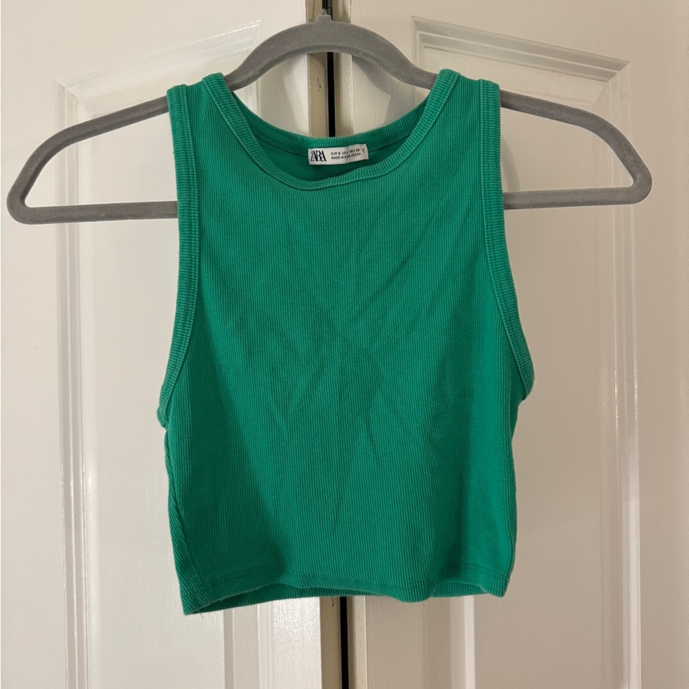 Green Zara Top